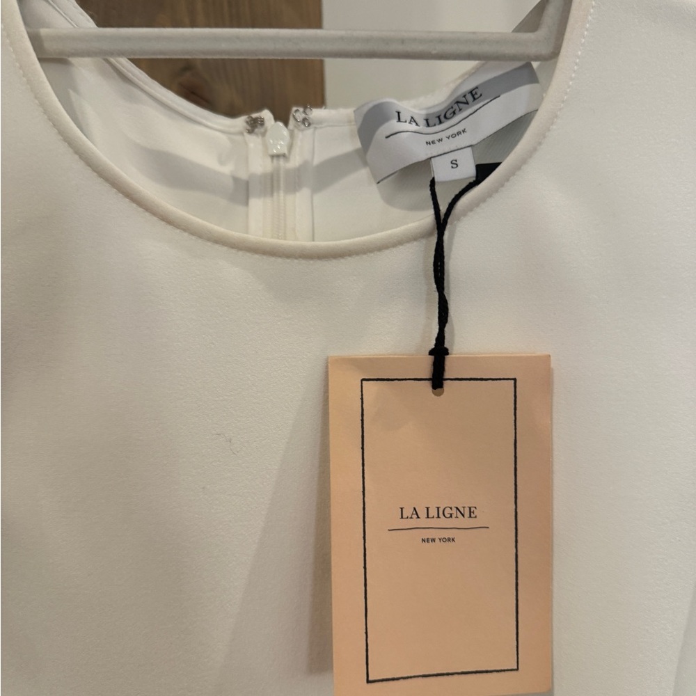 NWT La Ligne Maxime ivory top. Size small. $250 - Picture 4 of 7